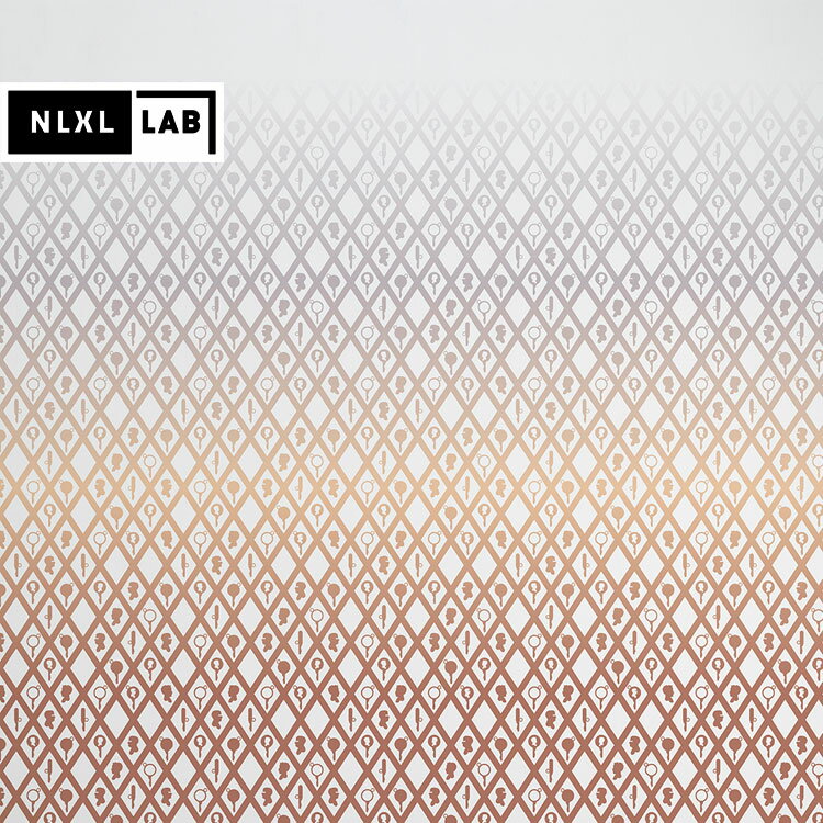 輸入壁紙 オランダ製 NLXL / NLXL LAB GRADIENT WALLPAPER BY THOMAS EURLINGS / TEU-02 Pink（1セット(146.1cm×350cm)単位で販売）フリース(不織布)【海外取り寄せ商品】