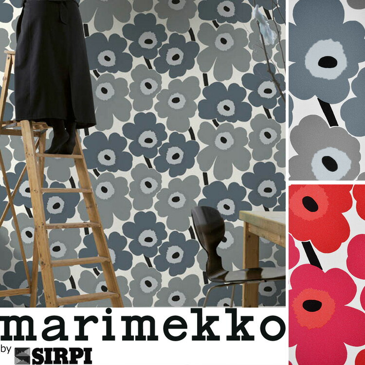 マリメッコ 壁紙 ウニッコ marimekko UNIKKO/23353 233541ロール(70cm×10m)単位で販売フリース壁紙(不織布)