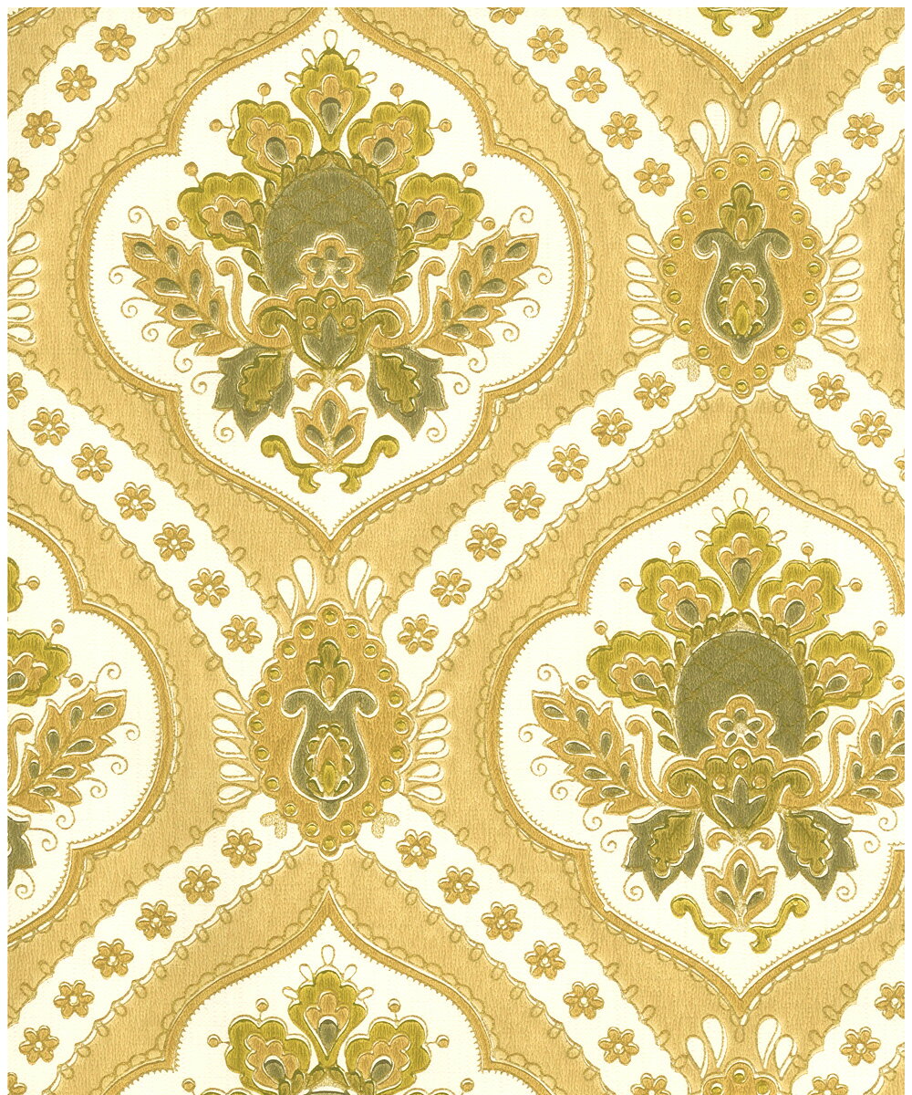 輸入壁紙 ビンテージ壁紙(ヴィンテージ壁紙) 旧西ドイツ、オランダ、ベルギー、イギリス、フランスなど の 1950's〜1970's （1本単位で販売） WD-137【国内在庫】