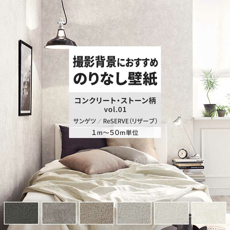壁紙 のりなしコンクリート・ストーン柄 vol.01 リアルな質感の 壁紙で部屋のインテリアをおしゃれに 全6柄 サンゲツの国産壁紙 でリビング トイレ をDIY リフォーム 壁紙屋本舗のサムネイル