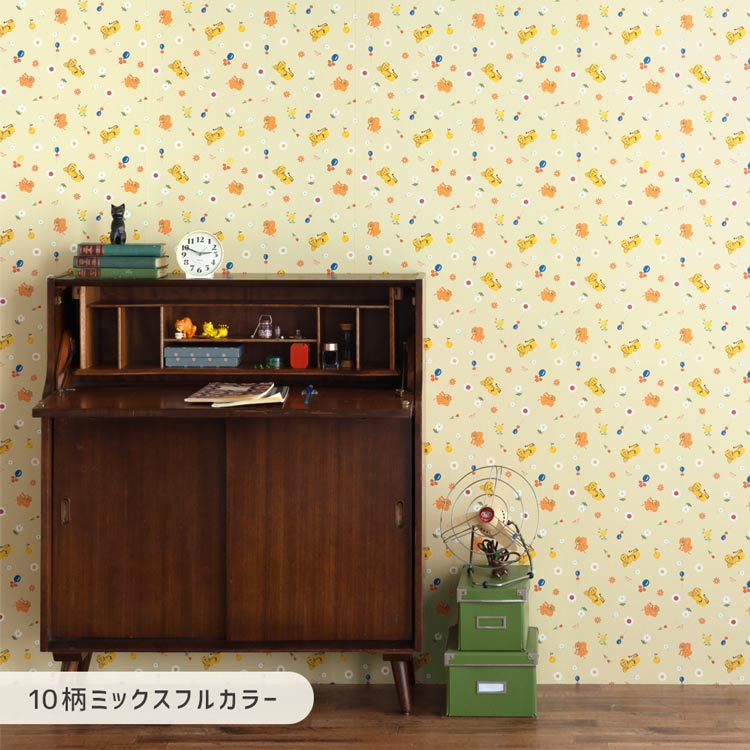 【全品対象クーポン配布中】 【公式】アデリアレトロ はがせる壁紙 のりなしタイプ 賃貸 クロス レトロ 昭和レトロ レトロポップ 純喫茶 インテリア かわいい 自分で 簡単に 張り替え 壁紙の 上から貼れる 剥がせる DIY 壁紙屋本舗