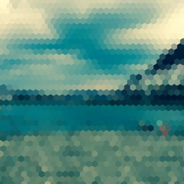  ʿ ɻ ͢ ɻ ͢ɻ ɻ PHOTOWALL / Hexagon Landscape Pattern (e25023) ŽäƤϤե꡼ɻ(Կ) ڳ󤻾ʡ ʧԲġ