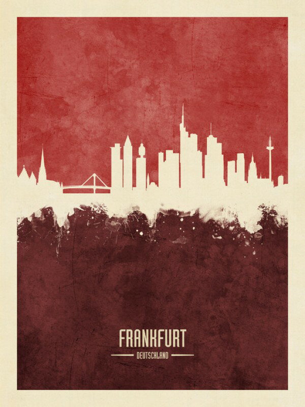 ɻɻ ͢ ɻ ͢ɻ ɻ PHOTOWALL / Frankfurt Germany Skyline ...