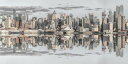 ニューヨーク ビル 建物の壁紙 輸入 カスタム壁紙 輸入壁紙 カスタム壁紙 PHOTOWALL / Panoramic View of Lower Manhattan Skyline New York (e334033) 貼ってはがせるフリース壁紙(不織布) 【海外取寄せ商品】 【代引き・後払い不可】