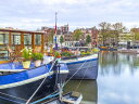 AXe_ D ̕ǎ A JX^ǎ Aǎ JX^ǎ PHOTOWALL / Houseboats Amsterdam Canal (e334052) \Ă͂t[Xǎ(sDz) yCO񂹏iz yE㕥sz