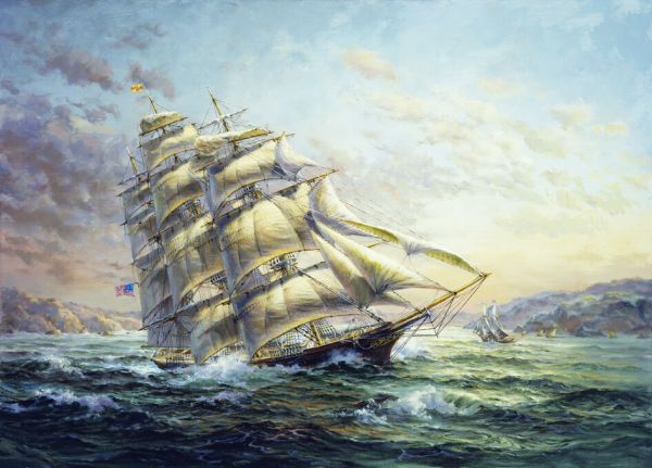 帆船 波 海 絵の壁紙 輸入 カスタム壁紙 輸入壁紙 カスタム壁紙 PHOTOWALL / Tall Ships Paintings e332594 貼ってはがせるフリース壁紙 不織布 【海外取寄せ商品】 【代引き・後払い不可】