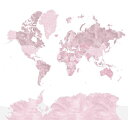 En} [h}bv sN̕ǎ A JX^ǎ Aǎ JX^ǎ PHOTOWALL / Melit Pink World Map No Labels (e84312) \Ă͂t[Xǎ(sDz) yCO񂹏iz yE㕥sz