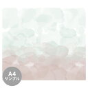 【サンプル専用】サイズオーダー壁紙 フリース壁紙(のりなし)水彩画 Flower Petals Rosy Brown NSO-G00163