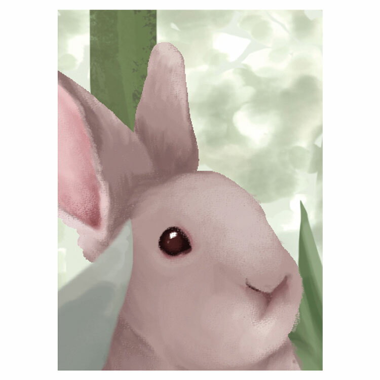 【サンプル専用】サイズオーダー ミューラル壁紙 フリース壁紙（のりなし） Whimsical Garden Jade NSO-G00235