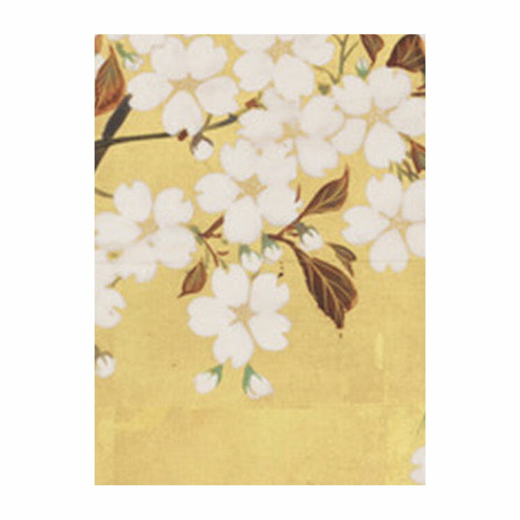 【全品対象クーポン配布中】 【サンプル専用】サイズオーダー壁紙 フリース壁紙（のりなし）サンプル 日本画 酒井抱一 桜楓図屏風（右隻） NSO-N00060 サンプル