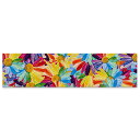 アートパネル ワイドサイズ widesize 横長 絵 絵画 飾り 1200mmx300mm フォト 壁掛け 木枠 インテリア おしゃれ アート 花 カラフル イラスト レインボー 022930(3)