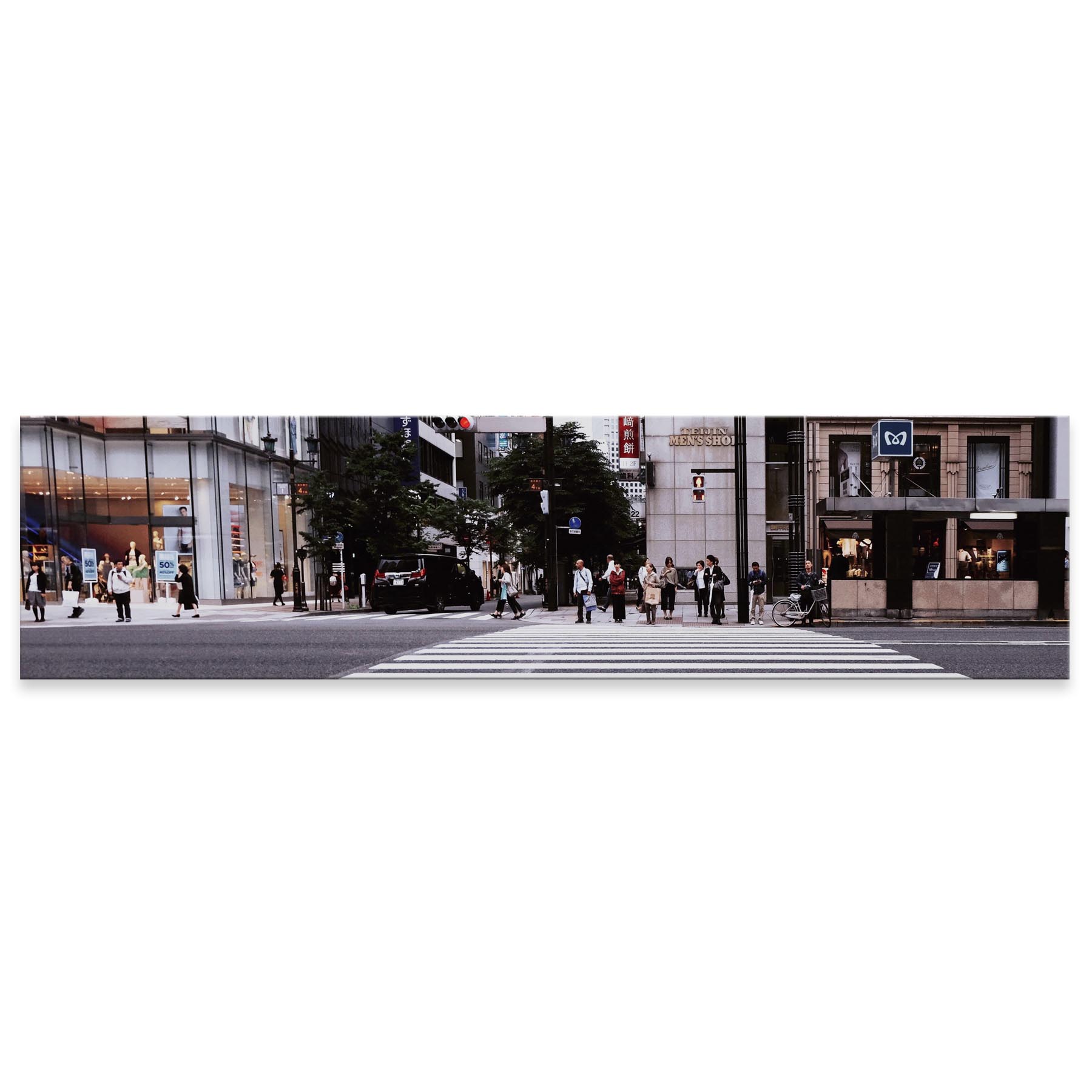 アートパネル ワイドサイズ widesize 横長 絵 絵画 飾り 1200mmx300mm フォト 壁掛け 木枠 インテリア おしゃれ アート 横断歩道 写真 風景 023037
