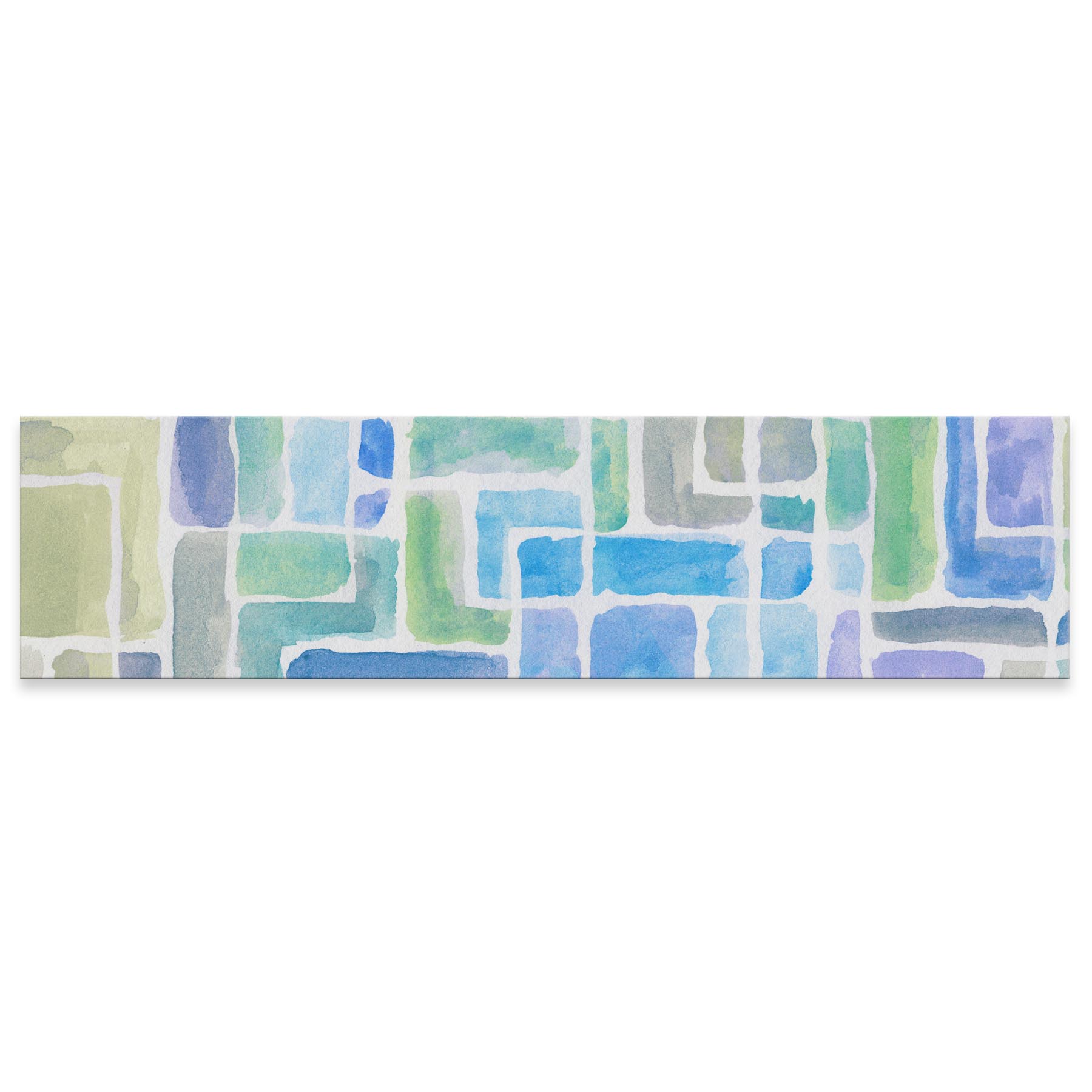 アートパネル ワイドサイズ widesize 横長 絵 絵画 飾り 1200mmx300mm フォト 壁掛け 木枠 インテリア おしゃれ アート 青 ブルー 水色 模様 水彩 008345