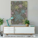 アートパネル 絵 絵画 飾り 選べるサイズ 420×594 mm A2 モダン 玄関 写真 フォト インテリア おしゃれ 000738 花　黒板 2