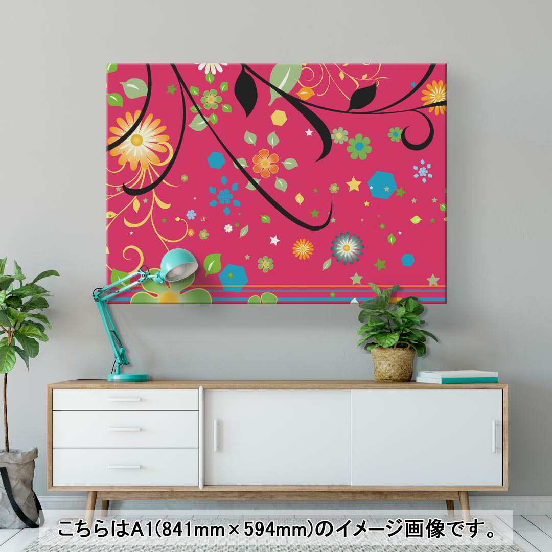 アートパネル 絵 絵画 飾り 選べるサイズ 420×594 mm A2 モダン 玄関 写真 フォト インテリア おしゃれ 005822 花　フラワー　赤 2