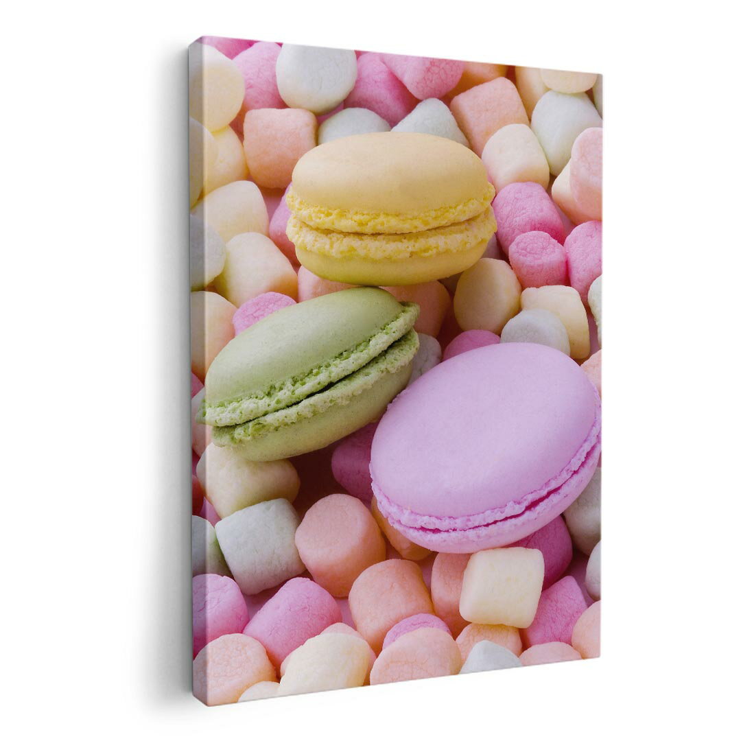 アートパネル 絵 絵画 飾り 選べるサイズ 594×841mm A1 モダン 玄関 写真 フォト インテリア おしゃれ 002600 マカロン カラフル 写真