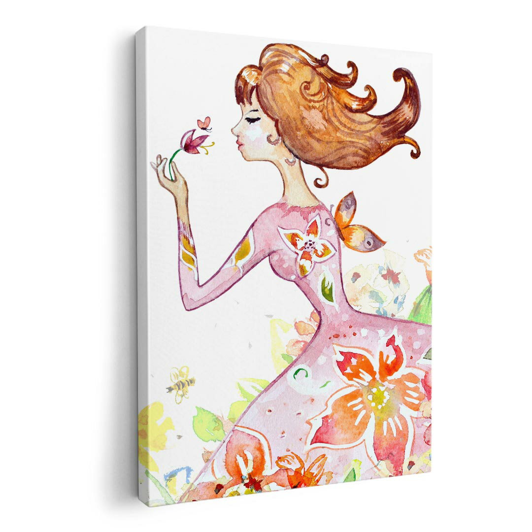 アートパネル 絵 絵画 飾り 選べるサイズ 594×841mm A1 モダン 玄関 写真 フォト インテリア おしゃれ 005773 イラスト　花　フラワー