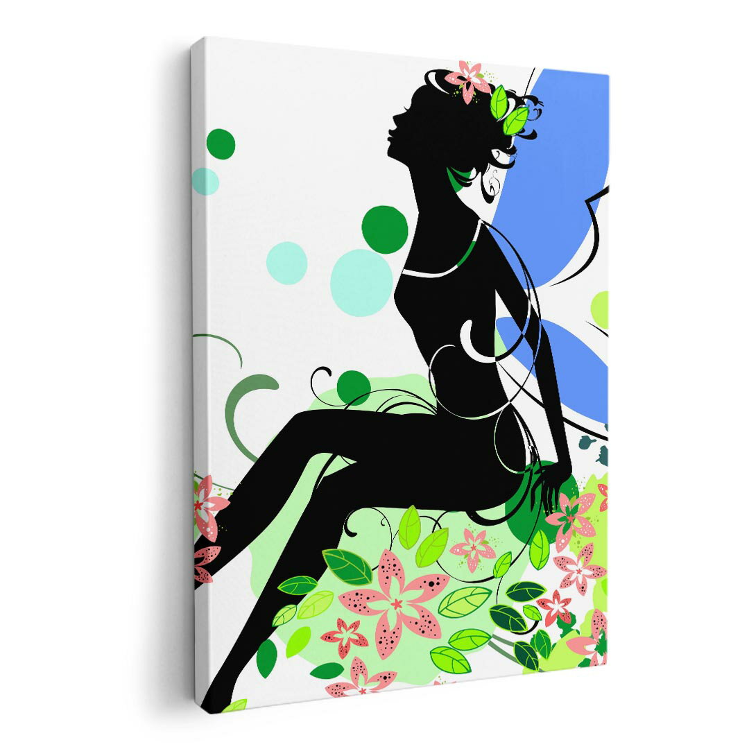 アートパネル 絵 絵画 飾り 選べるサイズ 594×841mm A1 モダン 玄関 写真 フォト インテリア おしゃれ 006293 人物　妖精　花　フラワー