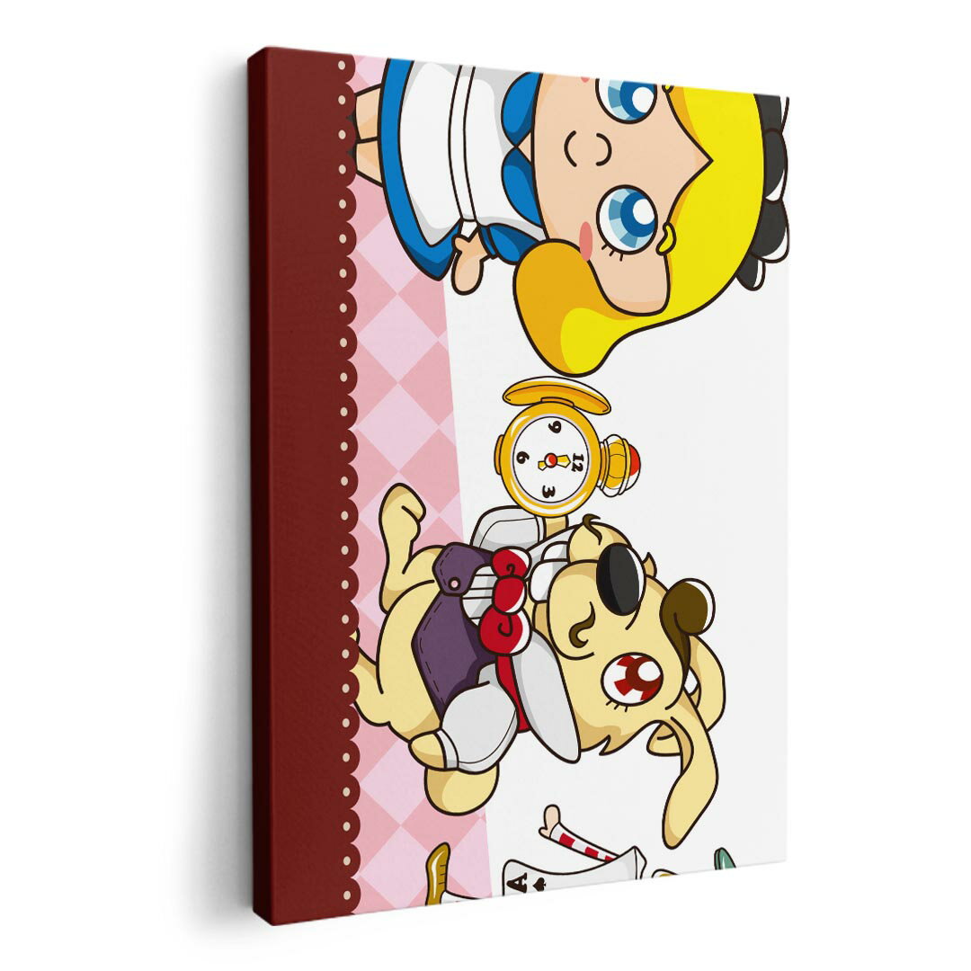 アートパネル 絵 絵画 飾り 選べるサイズ 594×841mm A1 モダン 玄関 写真 フォト インテリア おしゃれ 006688 アリス　イラスト