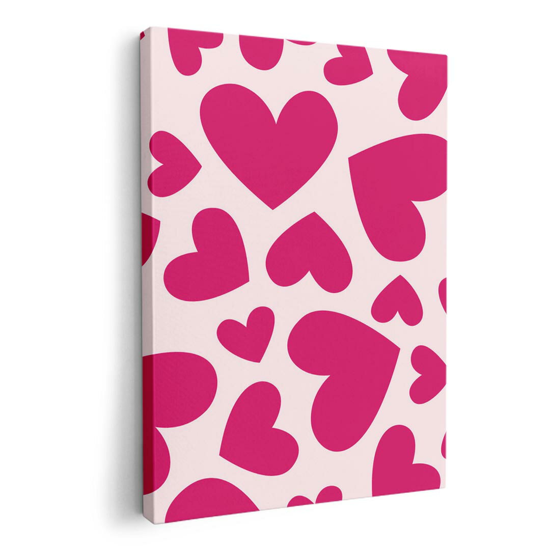 アートパネル 絵 絵画 飾り 選べるサイズ 594×841mm A1 モダン 玄関 写真 フォト インテリア おしゃれ 007005 ハート　模様