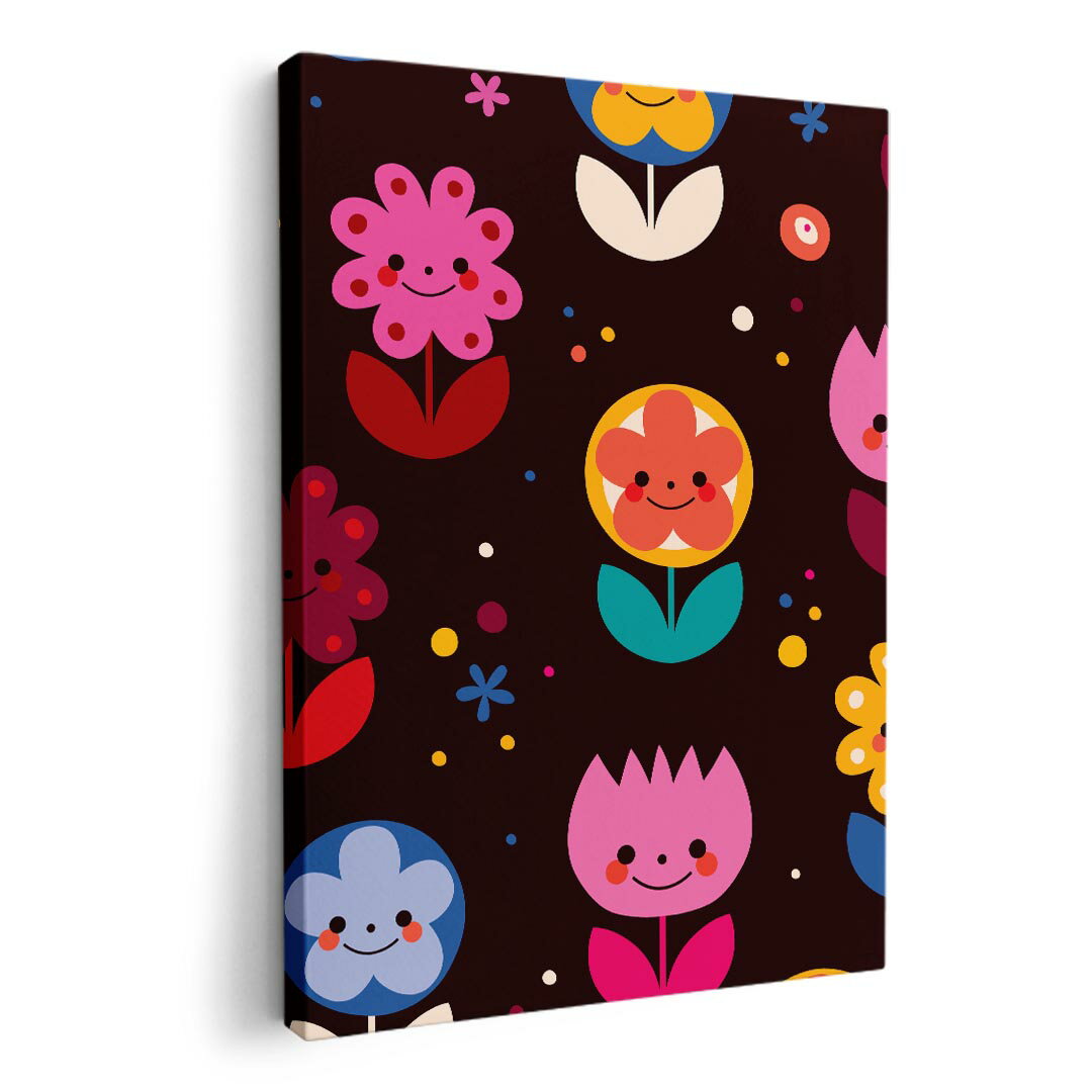 アートパネル 絵 絵画 飾り 選べるサイズ 594×841mm A1 モダン 玄関 写真 フォト インテリア おしゃれ 008356 カラフル　花　フラワー　模様