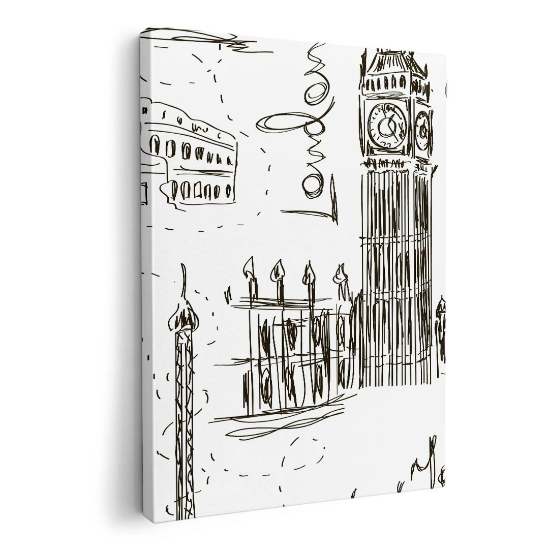 アートパネル 絵 絵画 飾り 選べるサイズ 594×841mm A1 モダン 玄関 写真 フォト インテリア おしゃれ 009367 外国　風景　イラスト