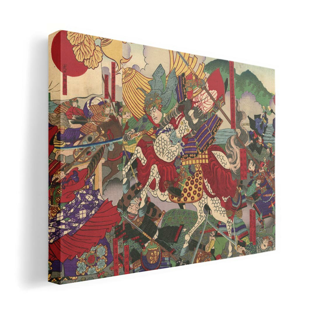 アートパネル 絵 絵画 飾り 選べるサイズ 594×841mm A1 モダン 玄関 写真 フォト インテリア おしゃれ 011475 和風　和柄　武士