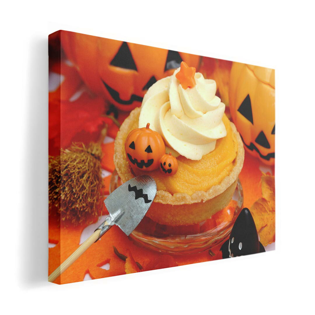 アートパネル 絵 絵画 飾り 選べるサイズ 594×841mm A1 モダン 玄関 写真 フォト インテリア おしゃれ 014823 かぼちゃ ハロウィン デザート スイーツ