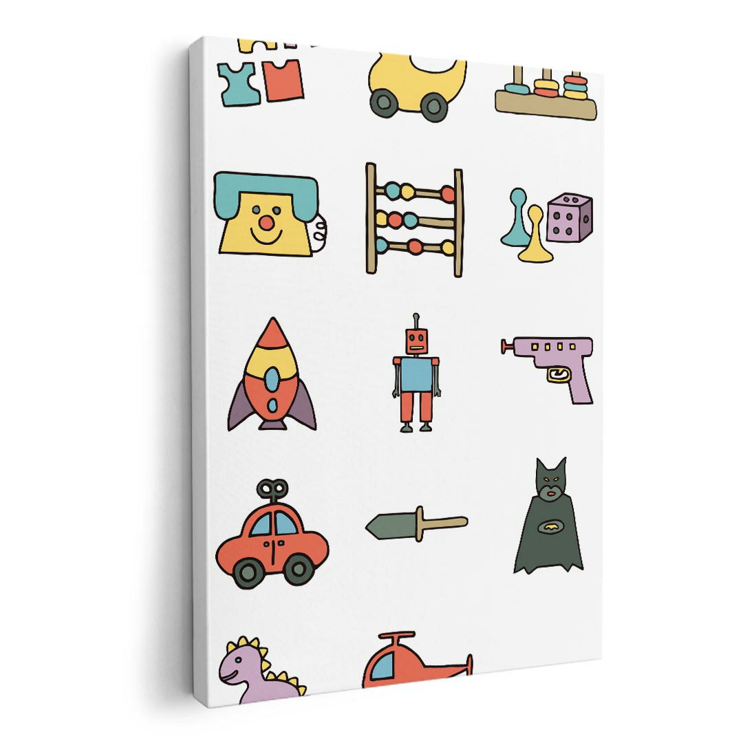 アートパネル 絵 絵画 飾り 選べるサイズ 594×841mm A1 モダン 玄関 写真 フォト インテリア おしゃれ 014952 おもちゃ アイコン かわいい