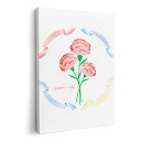 アートパネル 絵 絵画 飾り 選べるサイズ 594×841mm A1 モダン 玄関 写真 フォト インテリア おしゃれ 015511 カーネーション バラ ピン...