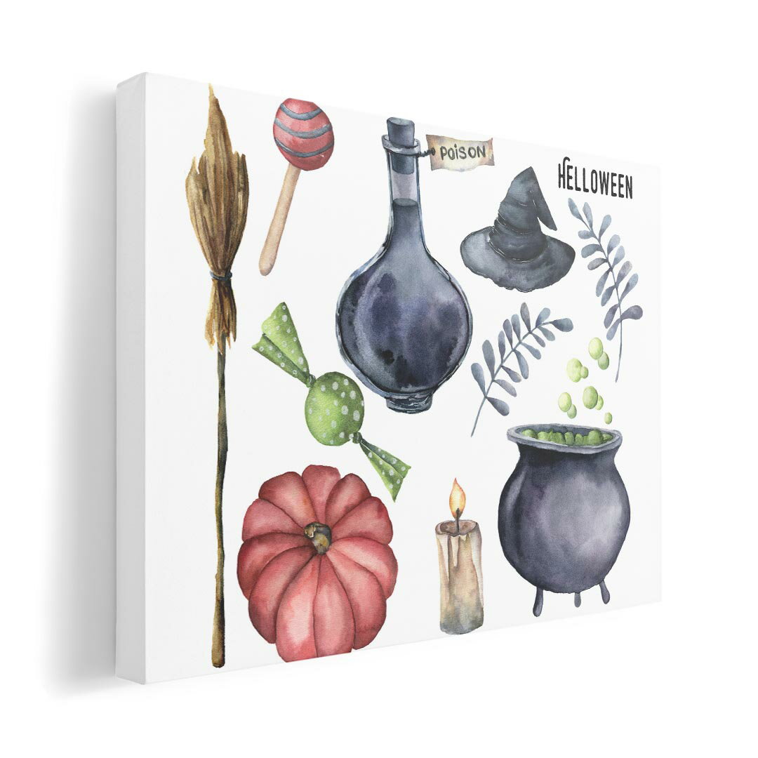 アートパネル 絵 絵画 飾り 選べるサイズ 594×841mm A1 モダン 玄関 写真 フォト インテリア おしゃれ 015872 ハロウィン 魔女 halloween