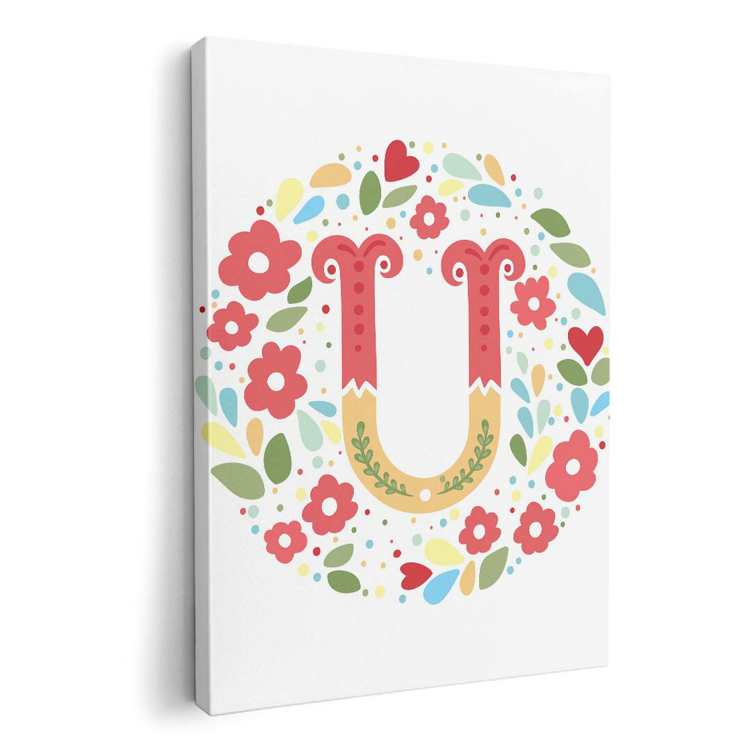 アートパネル 絵 絵画 飾り 選べるサイズ 594×841mm A1 モダン 玄関 写真 フォト インテリア おしゃれ 019290 文字 u アルファベット