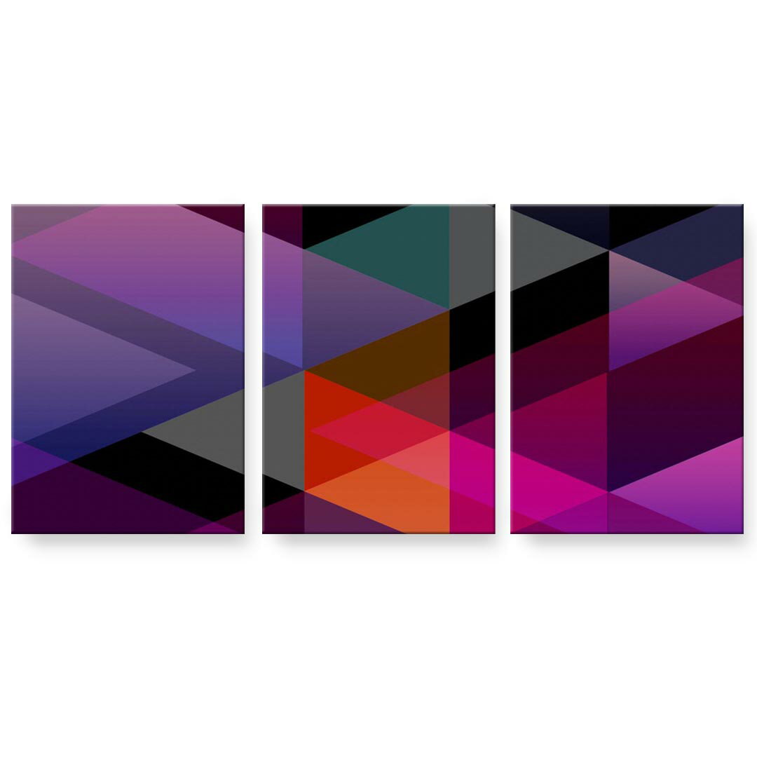 アートパネル 3連 3枚セット 絵 絵画 飾り igsticker 594mmx420mm A2 フォト 壁掛け 木枠 インテリア おしゃれ 000460 バブル　レインボー