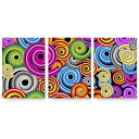 アートパネル 絵 絵画 飾り 選べるサイズ 594×841mm A1 3枚セット セット物 モダン 玄関 写真 フォト インテリア おしゃれ 000501 ナルト カラフル