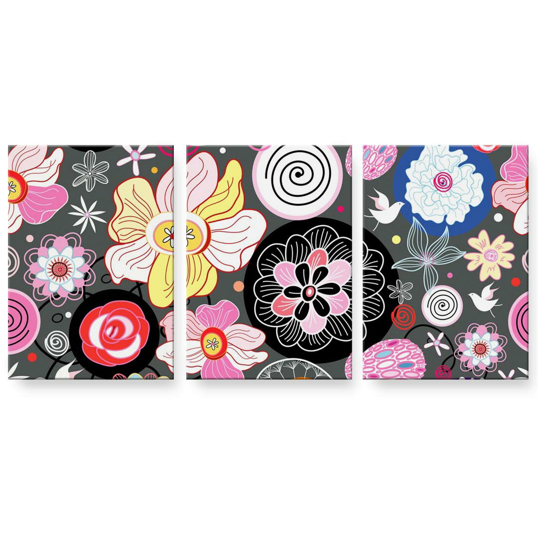 アートパネル 3連 3枚セット 絵 絵画