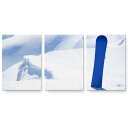 アートパネル 3連 3枚セット 絵 絵画 飾り igsticker 594mmx420mm A2 フォト 壁掛け 木枠 インテリア おしゃれ 001223 スノーボード 雪 スポーツ(3)