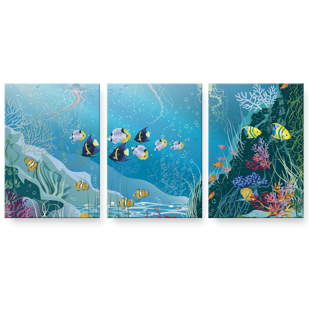 アートパネル 3連 3枚セット 絵 絵画
