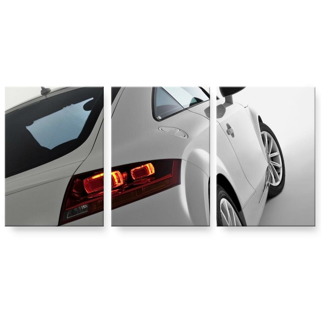 アートパネル 3連 3枚セット 絵 絵画 飾り igsticker 594mmx420mm A2 フォト 壁掛け 木枠 インテリア おしゃれ 001598 車