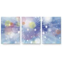 アートパネル 絵 絵画 飾り 選べるサイズ 594×841mm A1 3枚セット セット物 モダン 玄関 写真 フォト インテリア おしゃれ 001729 水玉 バブル(3)