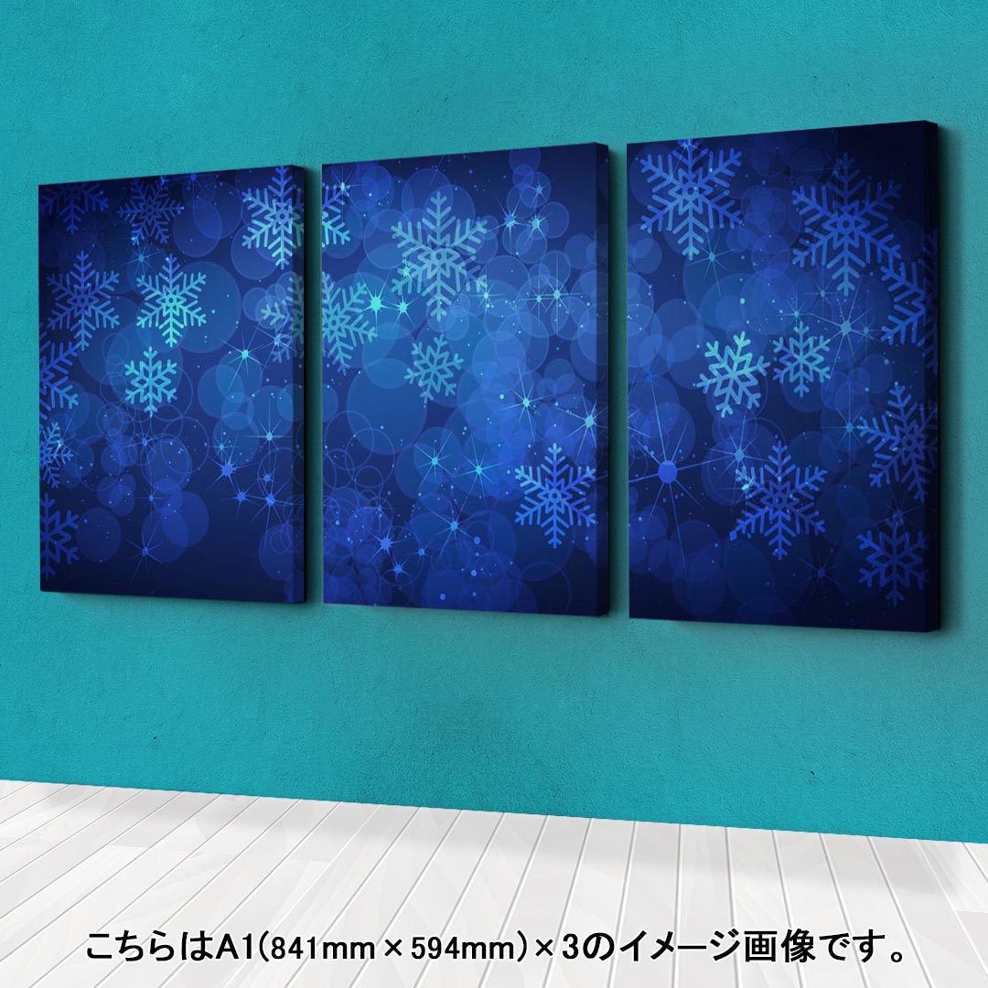 アートパネル 3連 3枚セット 絵 絵画 飾り igsticker 594mmx420mm A2 フォト 壁掛...