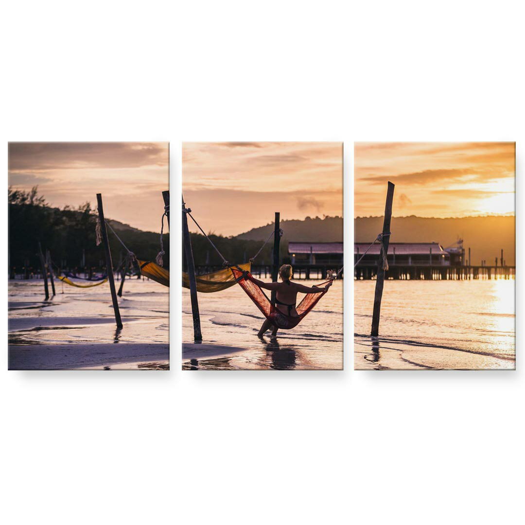 アートパネル 3連 3枚セット 絵 絵画 飾り igsticker 594mmx420mm A2 フォト 壁掛け 木枠 インテリア ..