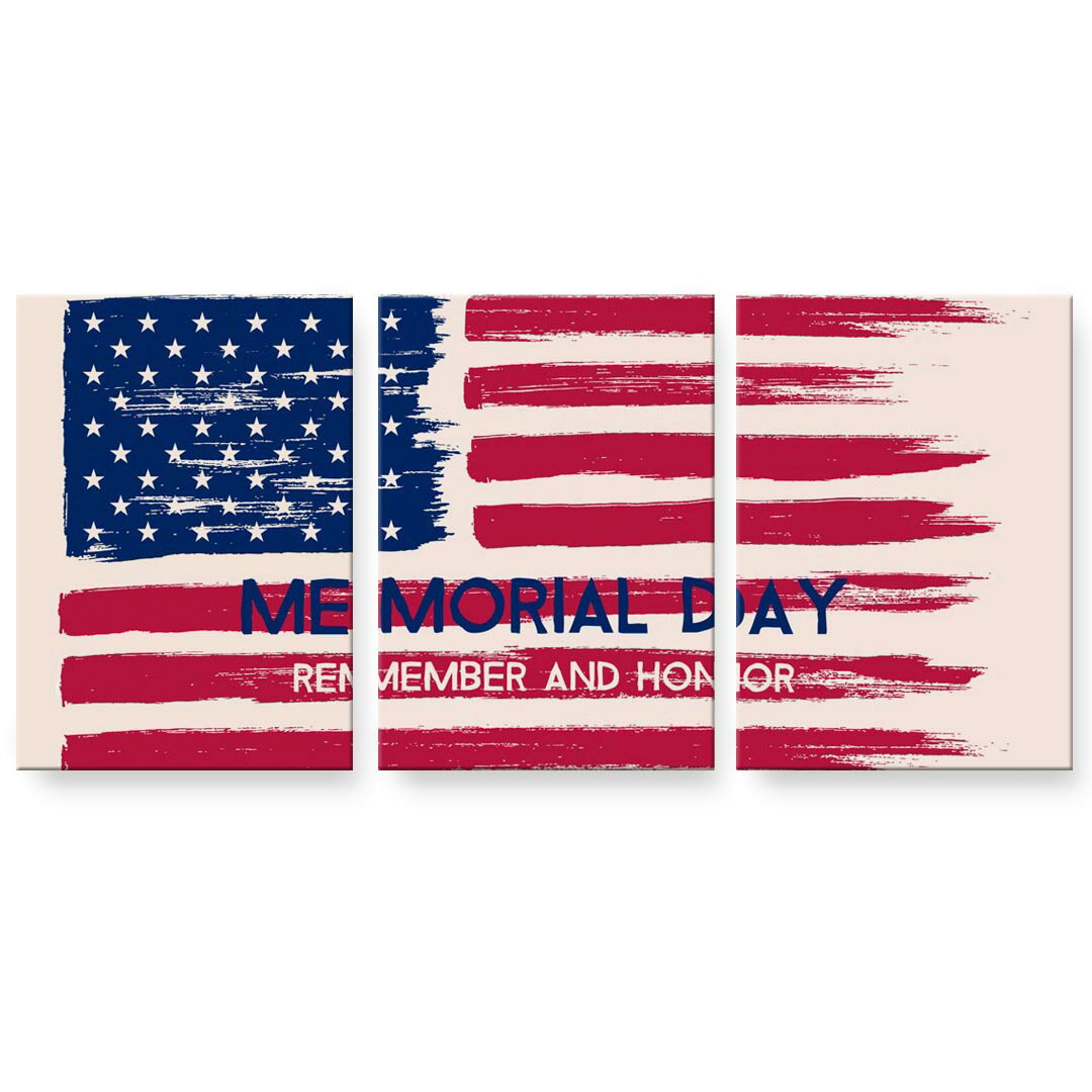アートパネル 絵 絵画 飾り 選べるサイズ 594×841mm A1 3枚セット セット物 モダン 玄関 写真 フォト インテリア おしゃれ 011504 アメリカ　外国　国旗