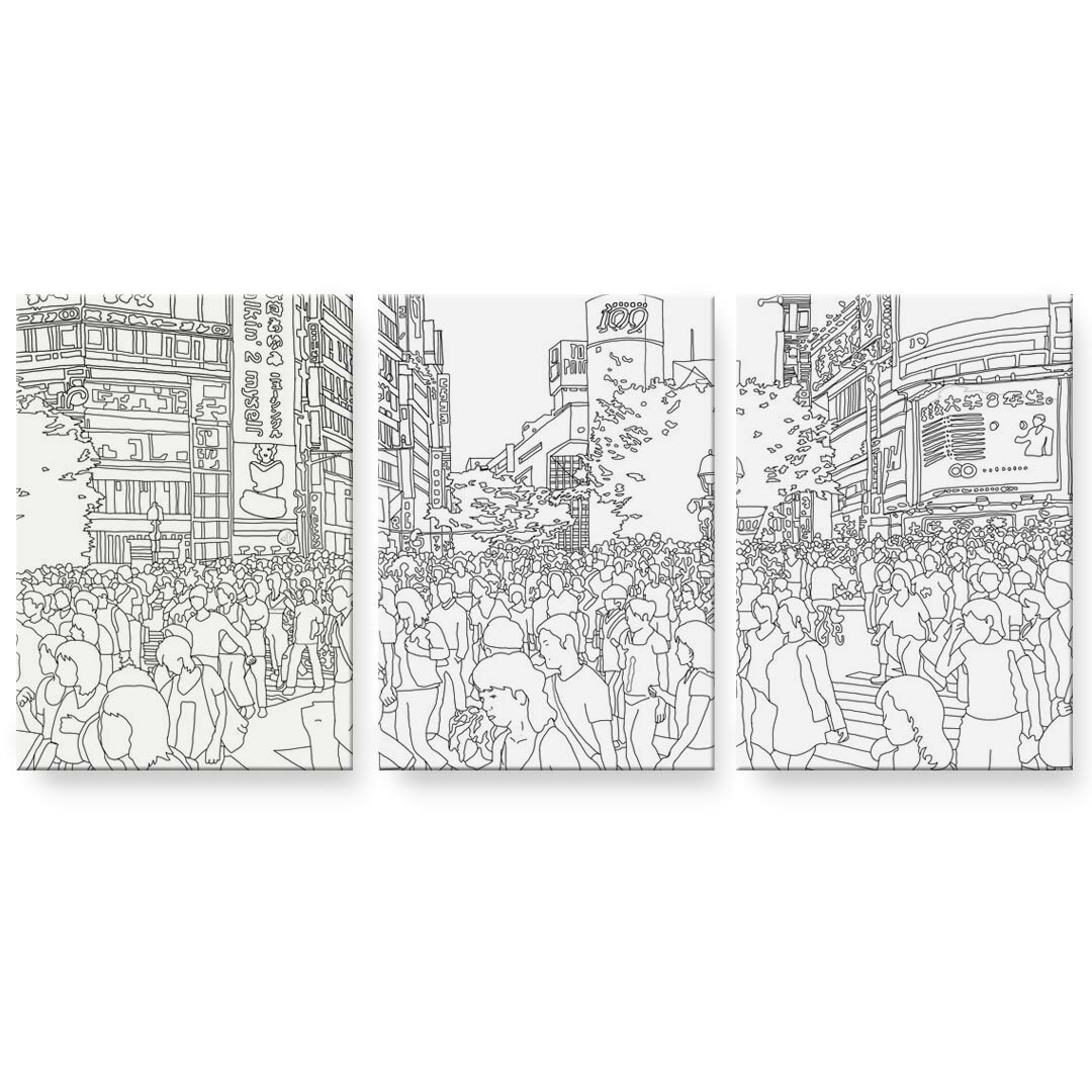 アートパネル 3連 3枚セット 絵 絵画