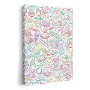 アートパネル 絵 絵画 飾り 選べるサイズ 420×594 mm A2 モダン 玄関 写真 フォト インテリア おしゃれ 000525 カラフル 食べ物(3)