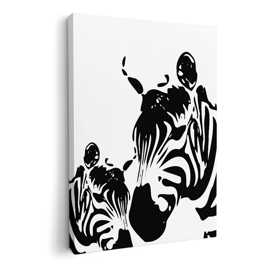アートパネル 絵 絵画 飾り 選べるサイズ 420×594 mm A2 モダン 玄関 写真 フォト インテリア おしゃれ 003451 動物　イラスト　白　黒