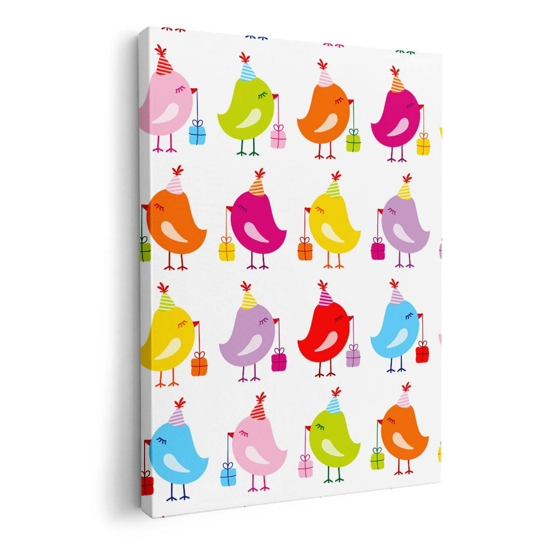 アートパネル 絵 絵画 飾り 選べるサイズ 420×594 mm A2 モダン 玄関 写真 フォト インテリア おしゃれ 005168 鳥　プレゼント　カラフル