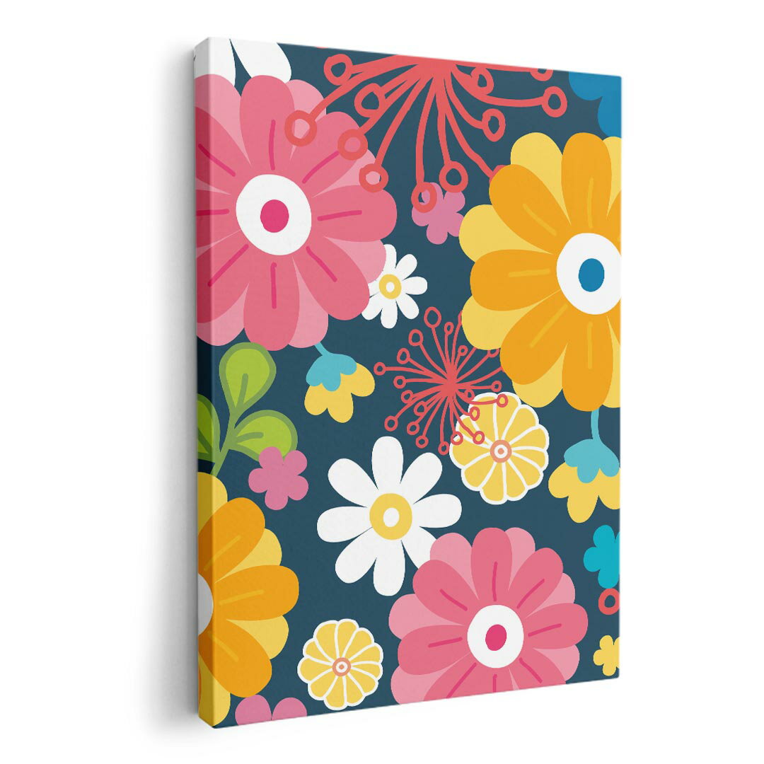 アートパネル 絵 絵画 飾り 選べるサイズ 420×594 mm A2 モダン 玄関 写真 フォト インテリア おしゃれ 005233 花　フラワー　イラスト