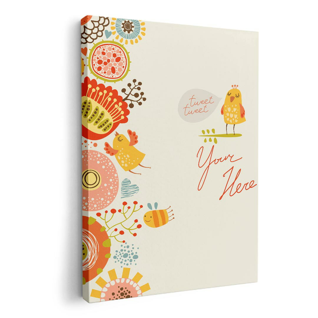 アートパネル 絵 絵画 飾り 選べるサイズ 420×594 mm A2 モダン 玄関 写真 フォト インテリア おしゃれ 005529 花 イラスト 鳥