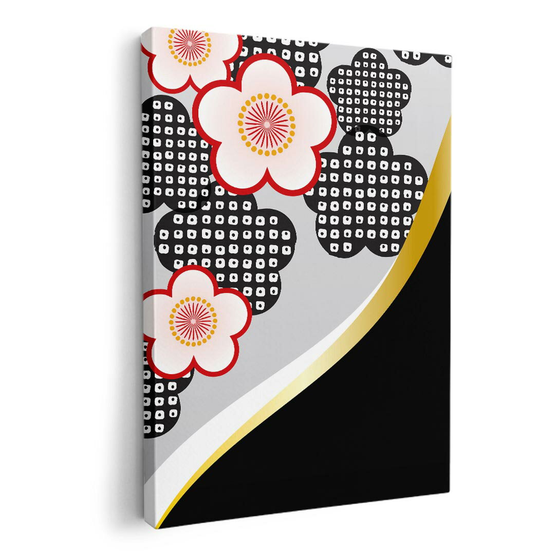 アートパネル 絵 絵画 飾り 選べるサイズ 420×594 mm A2 モダン 玄関 写真 フォト インテリア おしゃれ 005702 花　和風　和柄