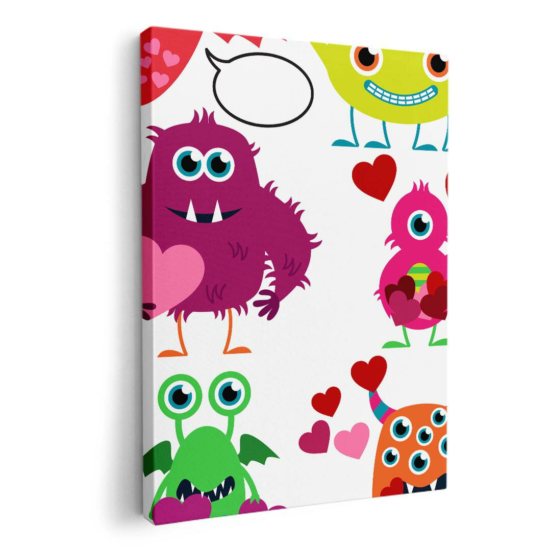 アートパネル 絵 絵画 飾り 選べるサイズ 420×594 mm A2 モダン 玄関 写真 フォト インテリア おしゃれ 005746 モンスター キャラクター